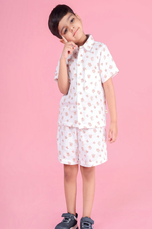 COTTON CAUSAL SHIRT FOR PLAYFULL BOYS