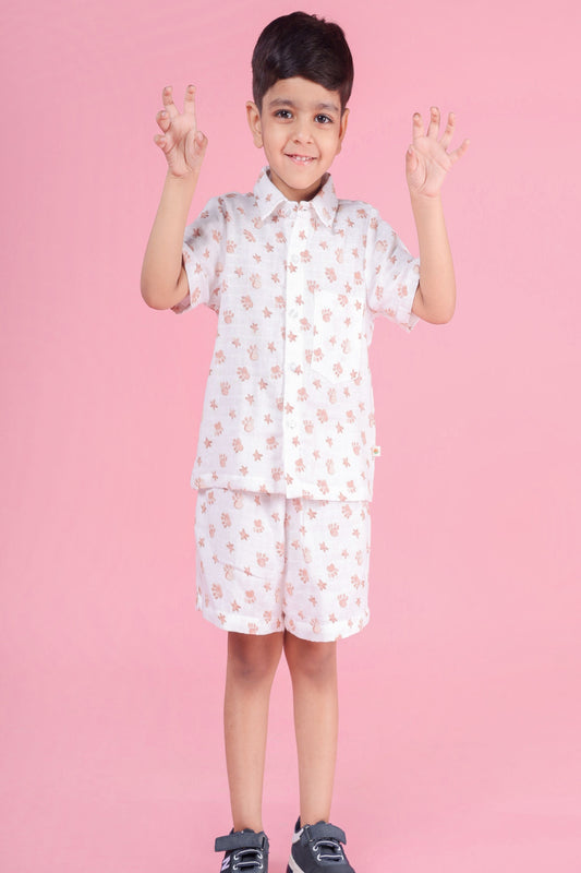 COTTON CAUSAL SHIRT FOR PLAYFULL BOYS