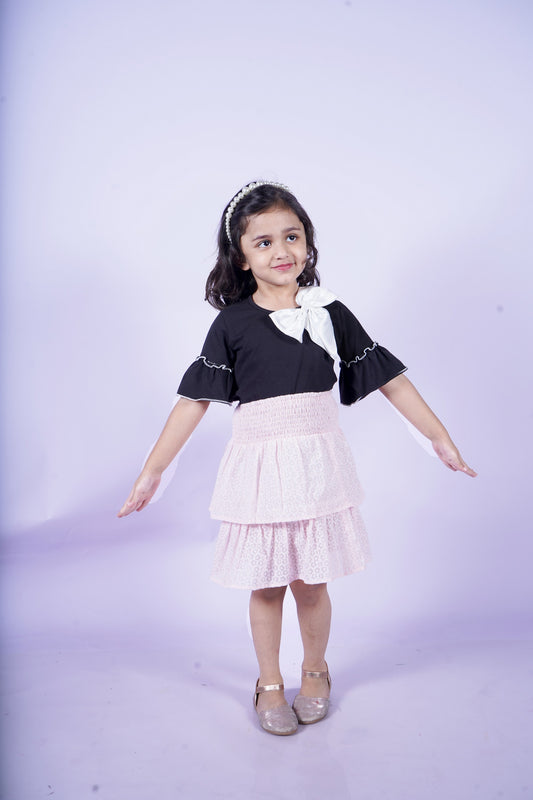 2 Layered Skirt-Pink