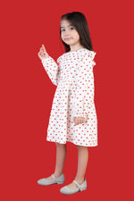 Cotton Textured Printed Dress