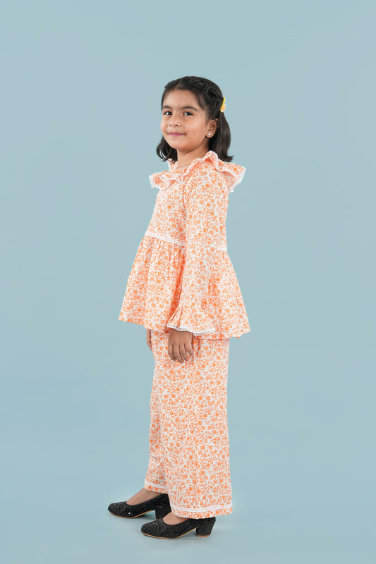 100%COTTON PRINTED CO-ORD SET