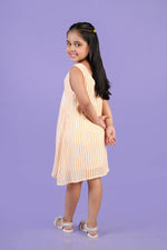 Yarn Dyed Lurex Dress-Lt. Orange