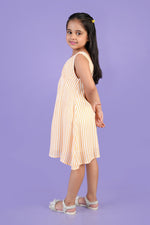 Yarn Dyed Lurex Dress-Lt. Orange