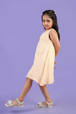 Yarn Dyed Lurex Dress-Lt. Orange