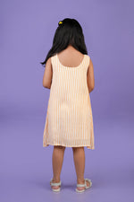 Yarn Dyed Lurex Dress-Lt. Orange