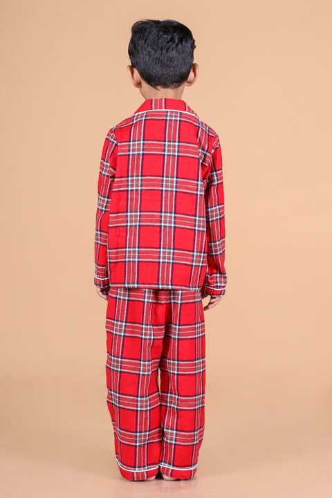 Scotish Checked Nightsuit