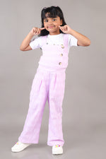 Seersucker Pink Yarn Dyed Check Jumpsuit