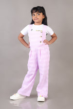 Seersucker Pink Yarn Dyed Check Jumpsuit
