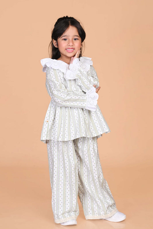 Peter Pan Collar Co-ord Set